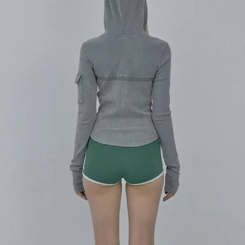 스컬프터 Washed Bondage Hoodie