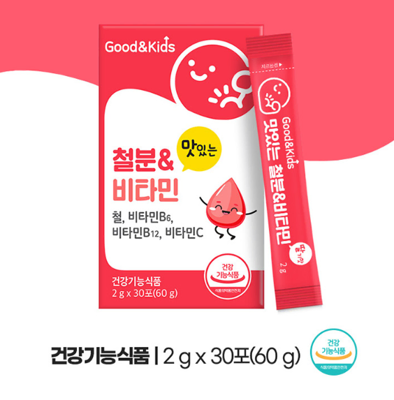 내츄럴플러스 굿앤키즈 맛있는 철분&비타민 30포