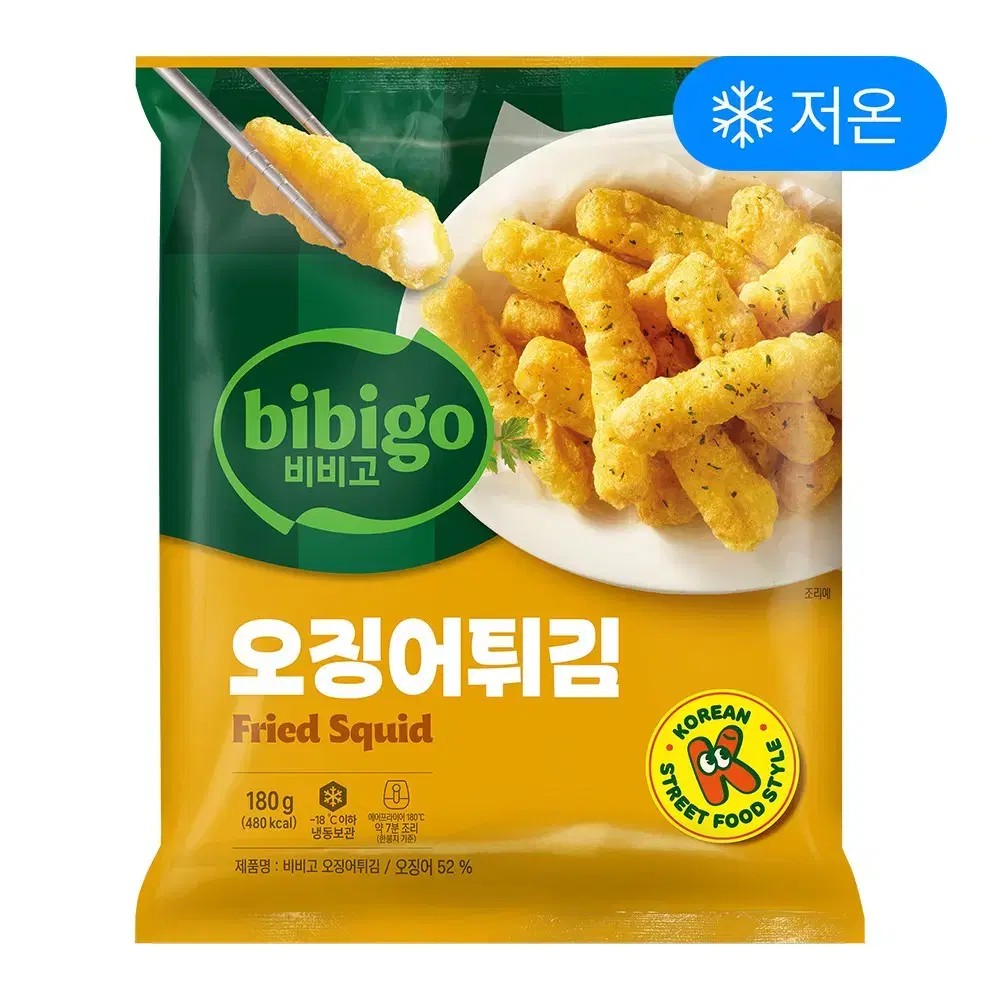 비비고 오징어튀김 180g 4봉