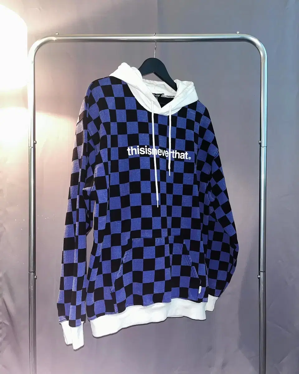 Thisisneverthat checker hoodie.