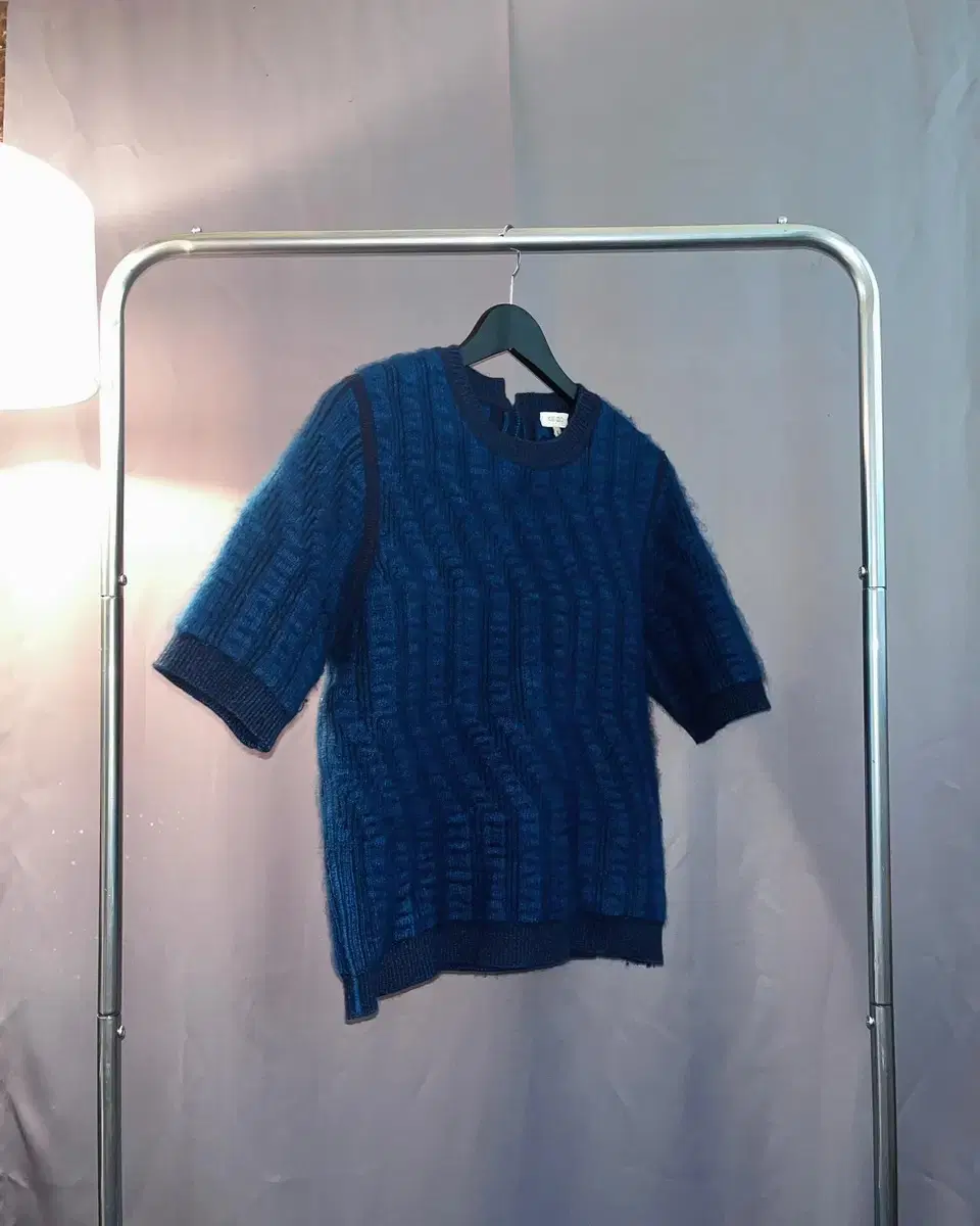 Kenzo blue button knit.