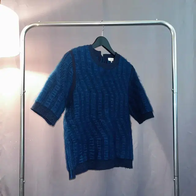 Kenzo blue button knit.