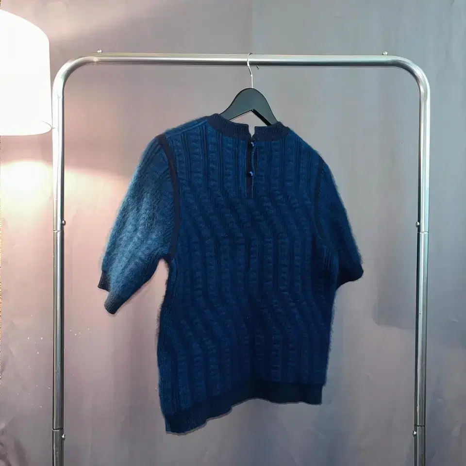 Kenzo blue button knit.