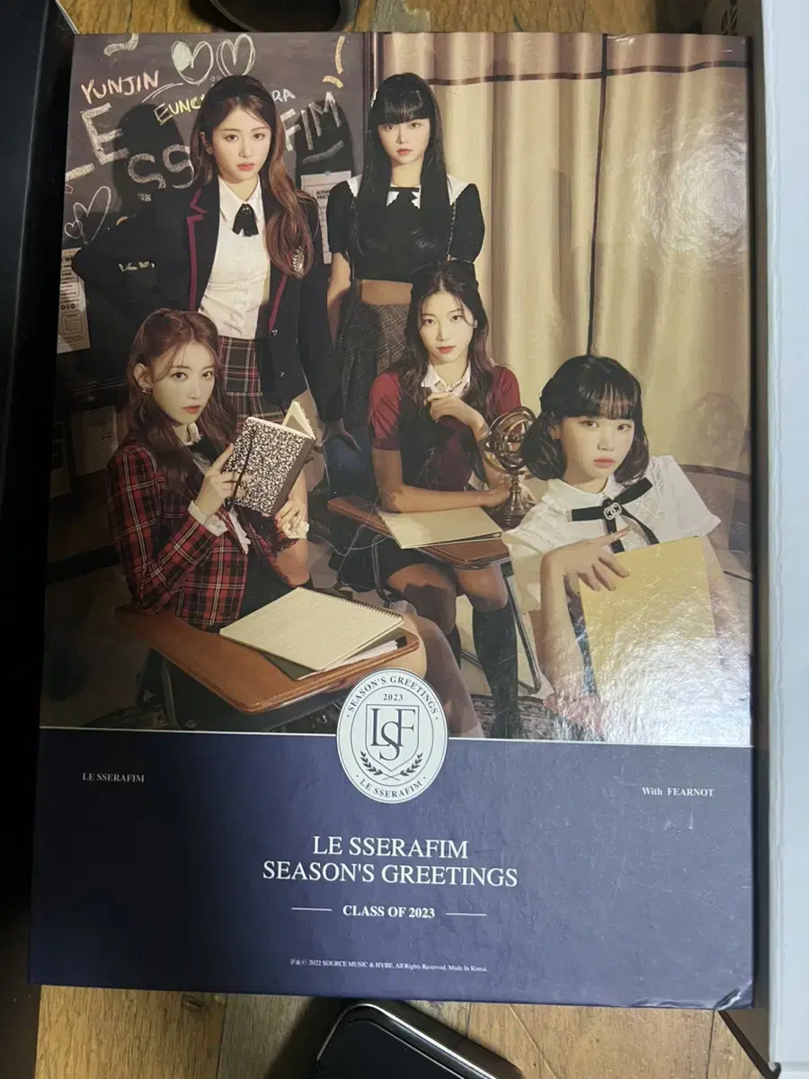 Le sserafim season's greetings huh yunjin Setup