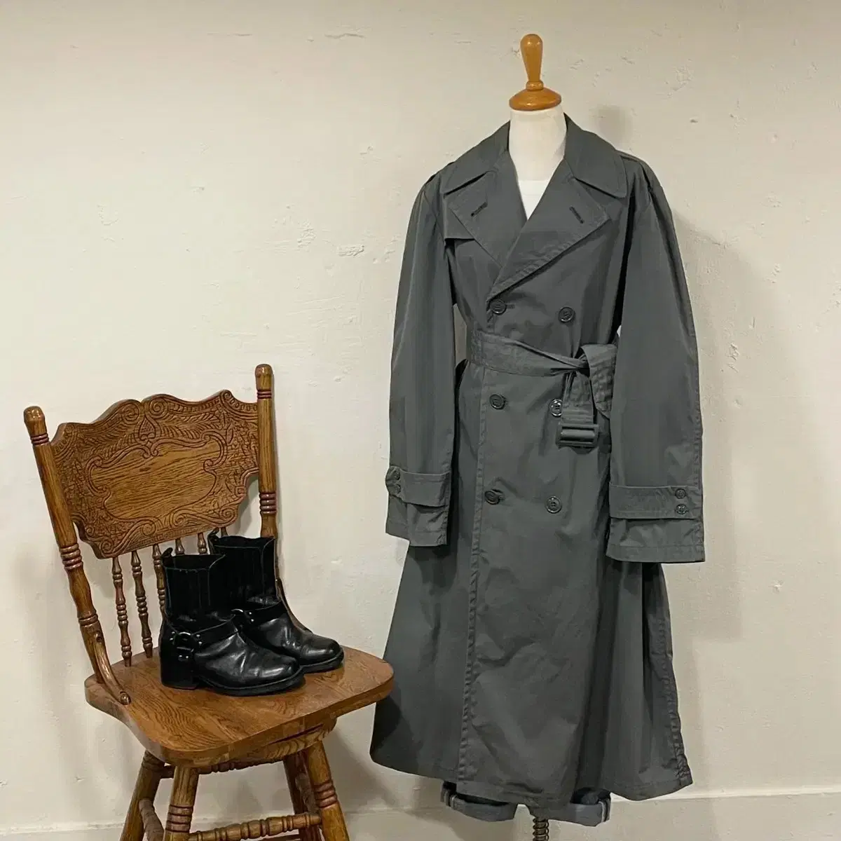 M-L) US Army Quarpel Raincoat 미군 야상 코트