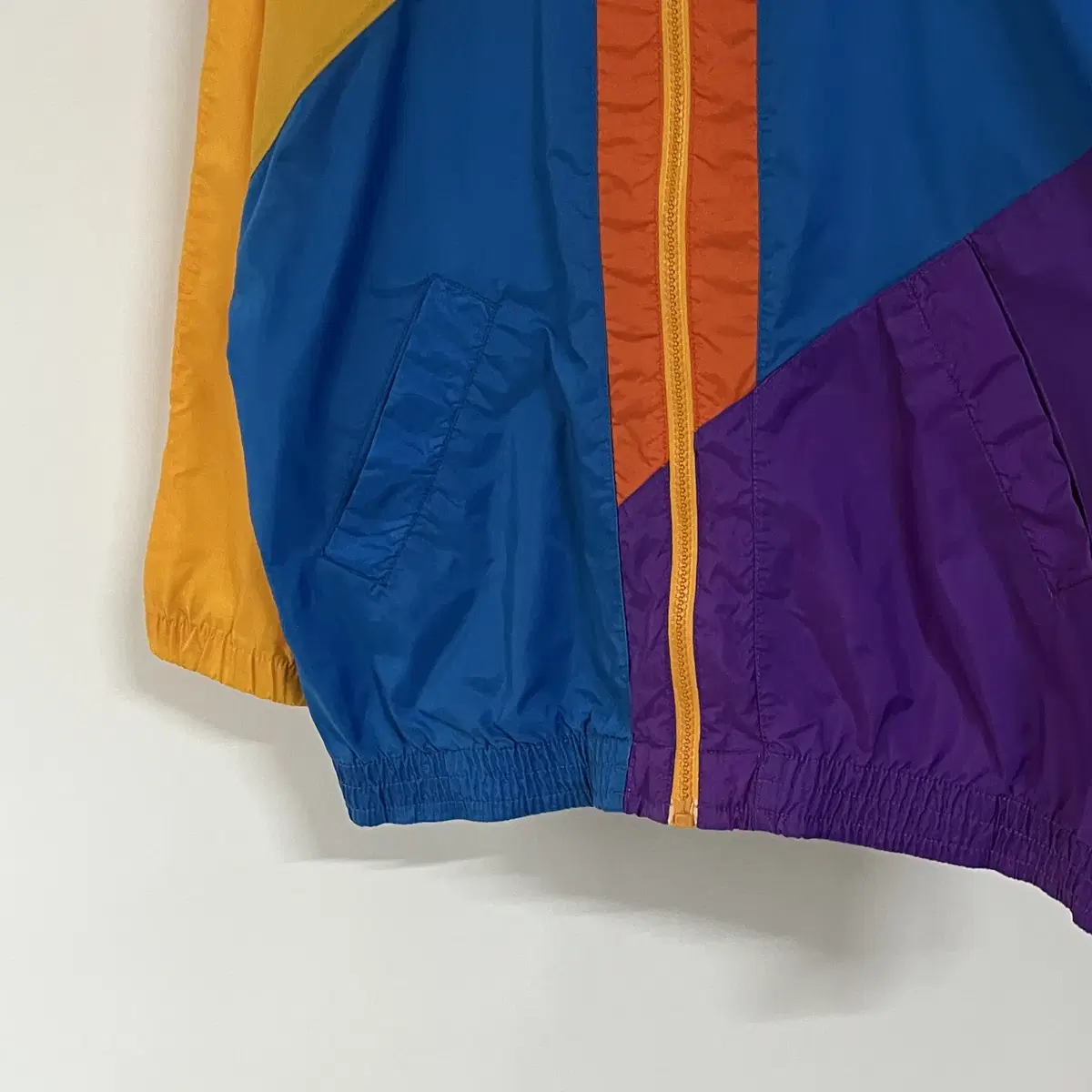 NIKE nylon 100% color block windbreaker