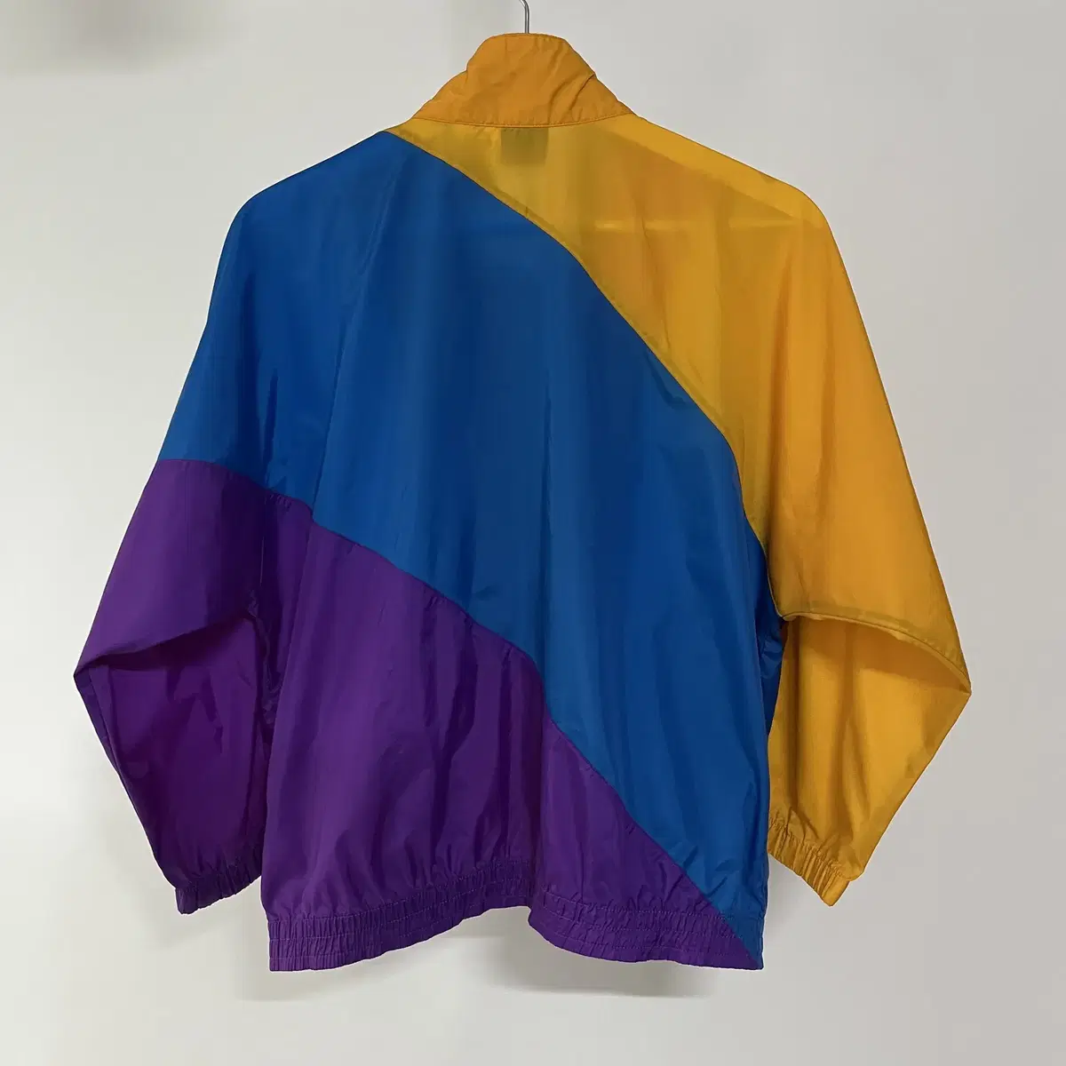 NIKE nylon 100% color block windbreaker