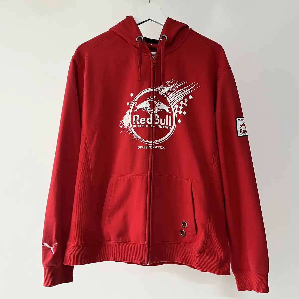 PUMA red-bull hoodie zip up