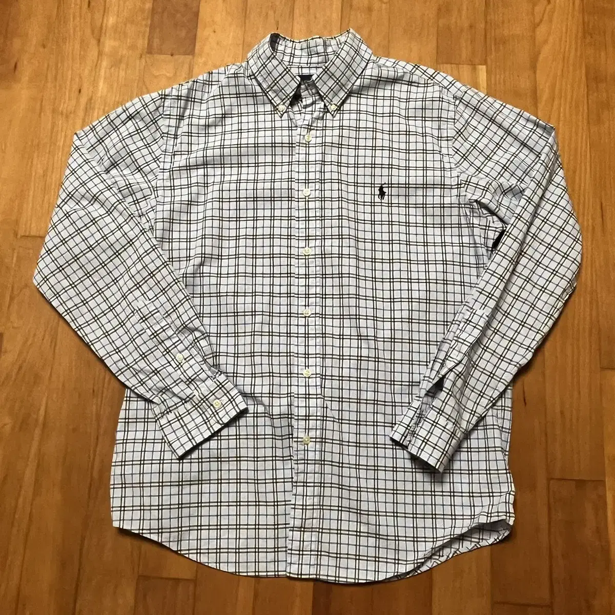 [L] Polo Ralph Lauren Slim-fit cotton stretch check shirt