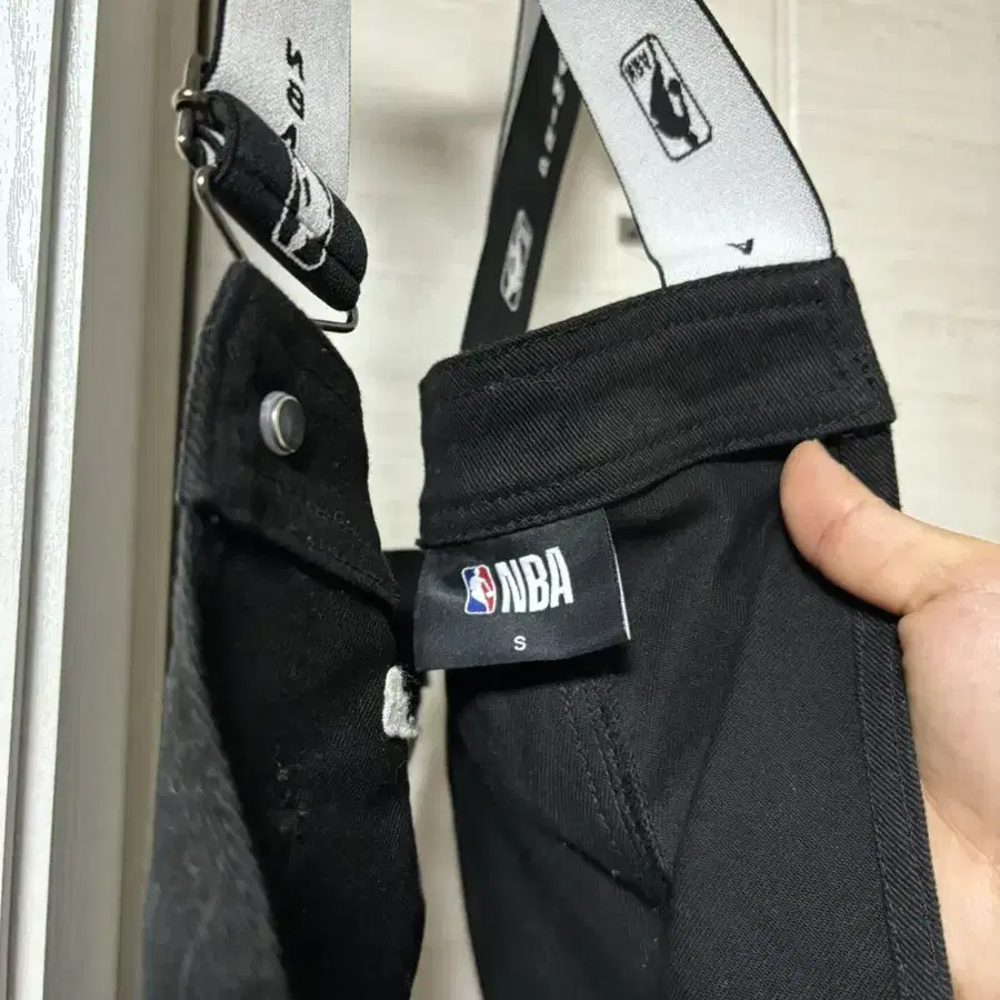 NBA 블랙 멜빵치마