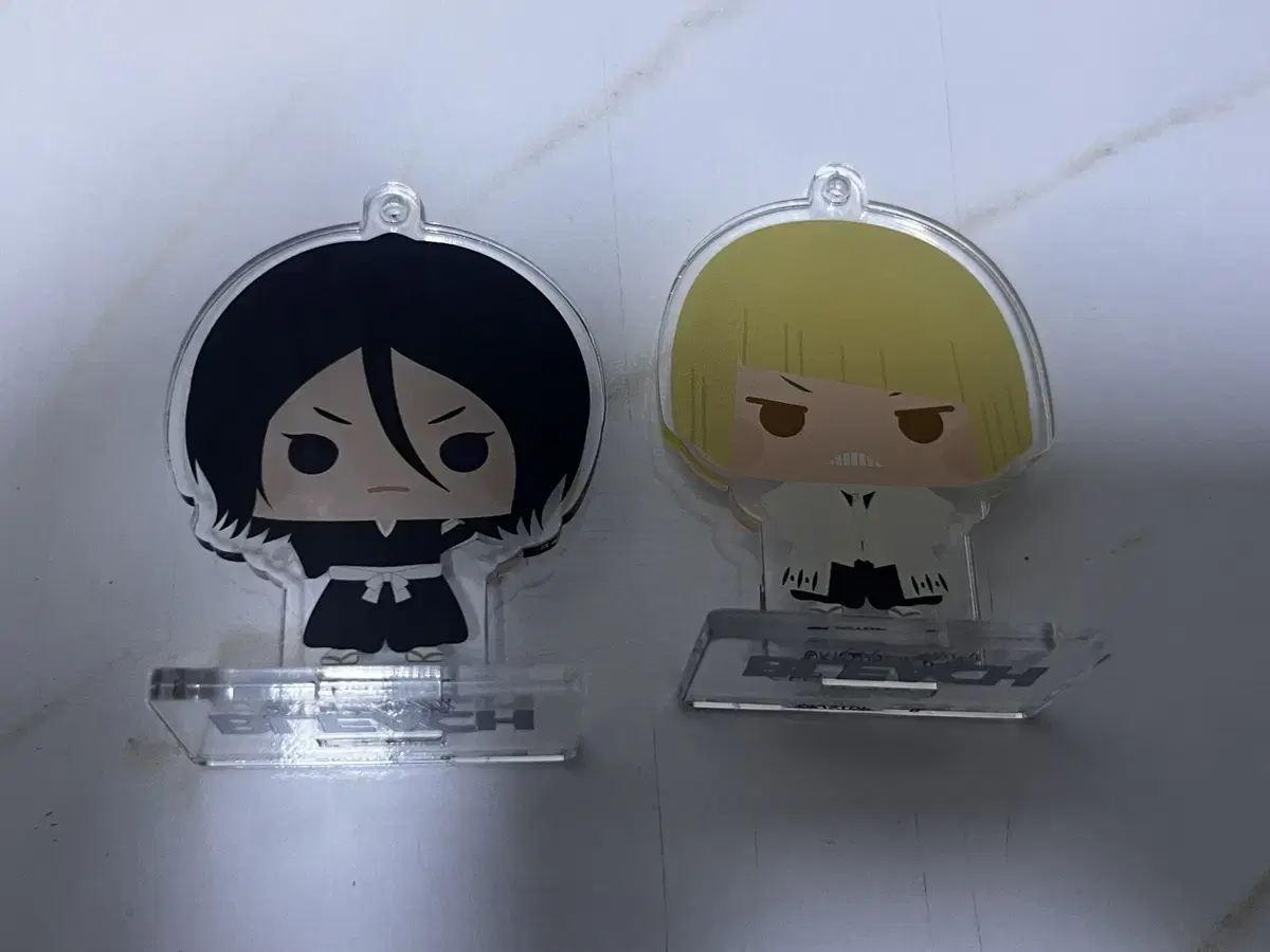 Bleach Lukia Shinji acrylic stand Keyring