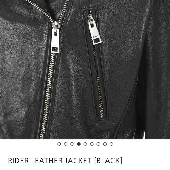 새상품 오소이 OSOI RIDER LEATHER JACKET 블랙