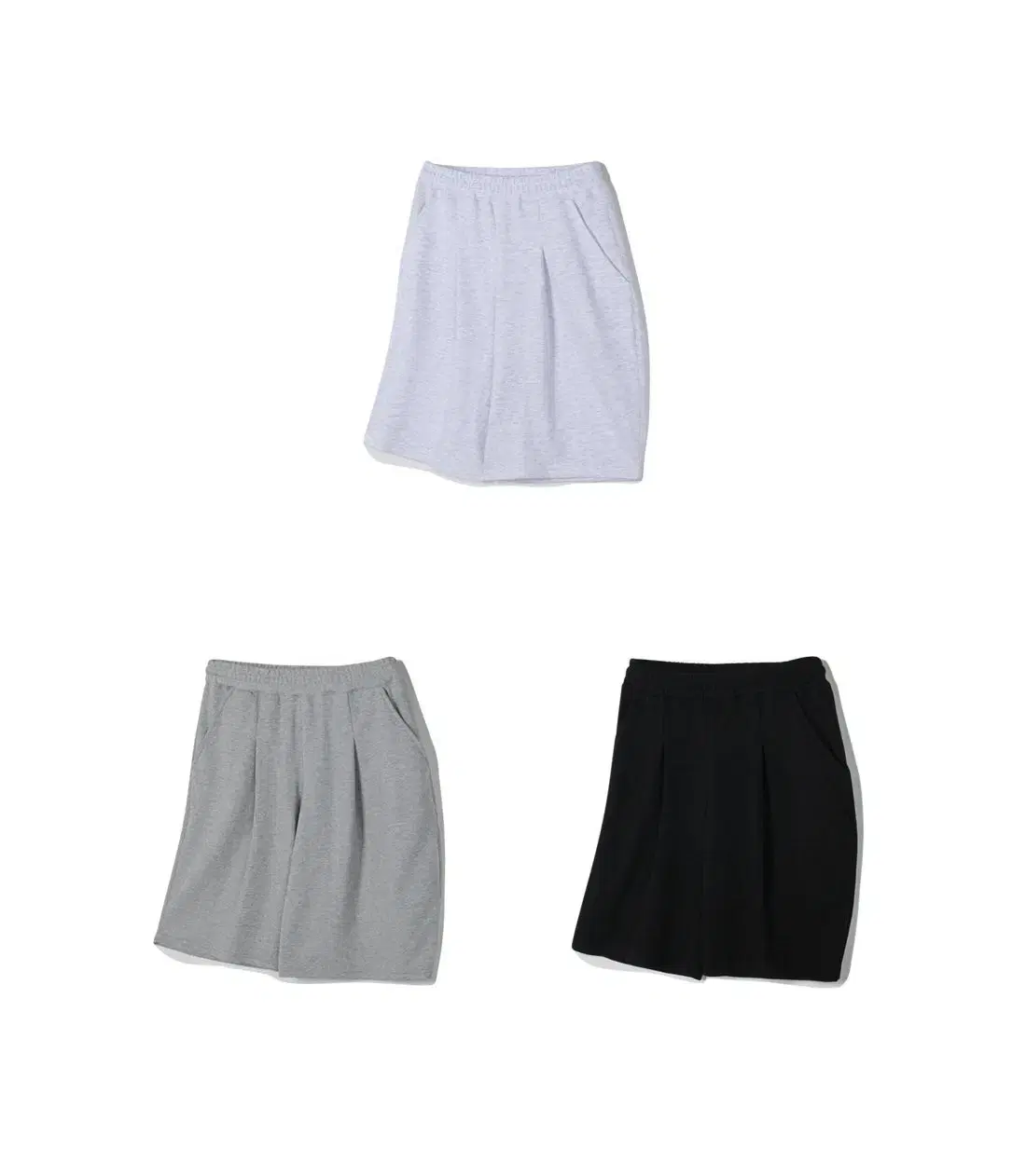 LOGAN Bermuda One-Tuck Shorts 3color