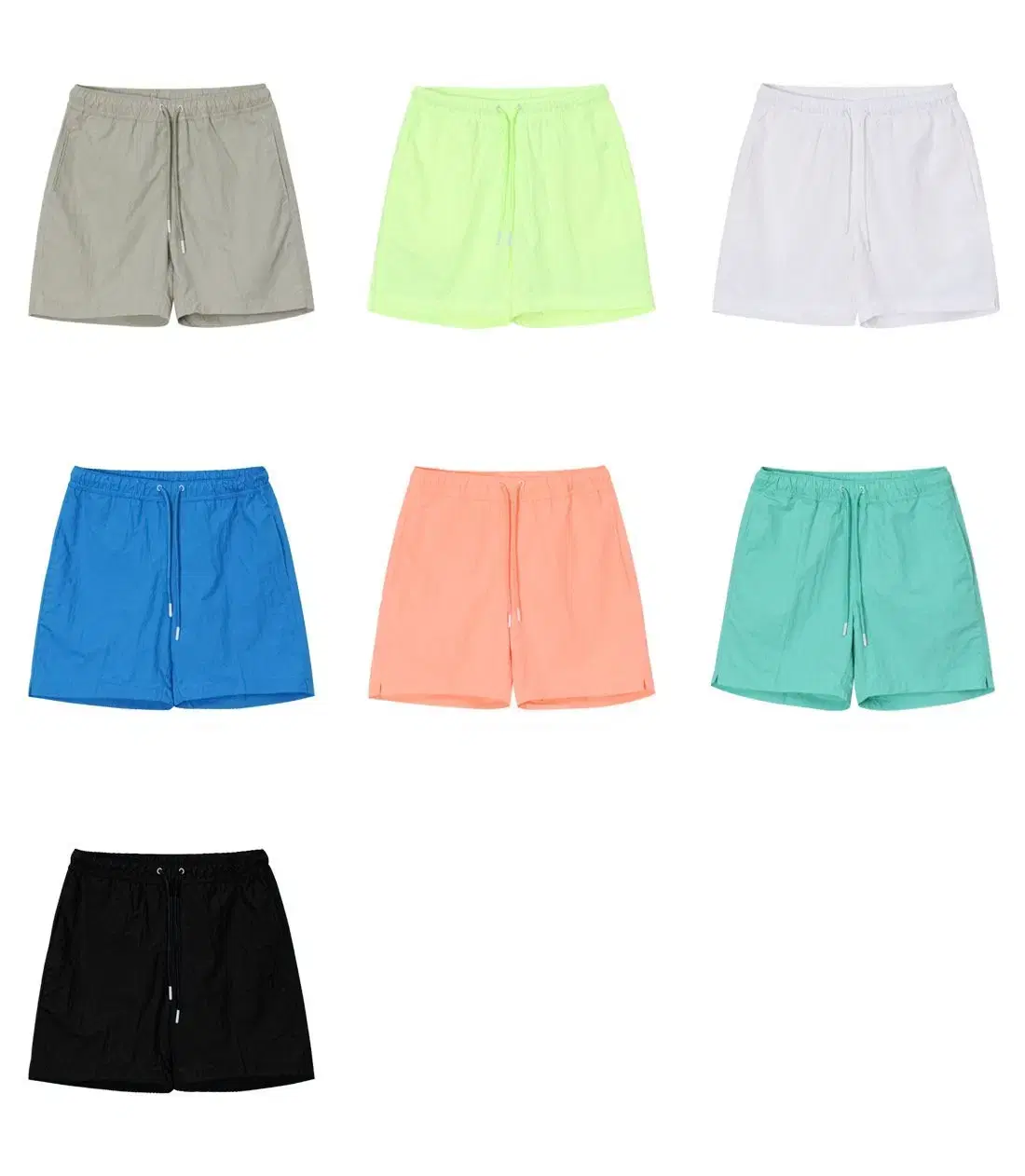 LOGAN Summer Daily Nylon Short Pants 7color