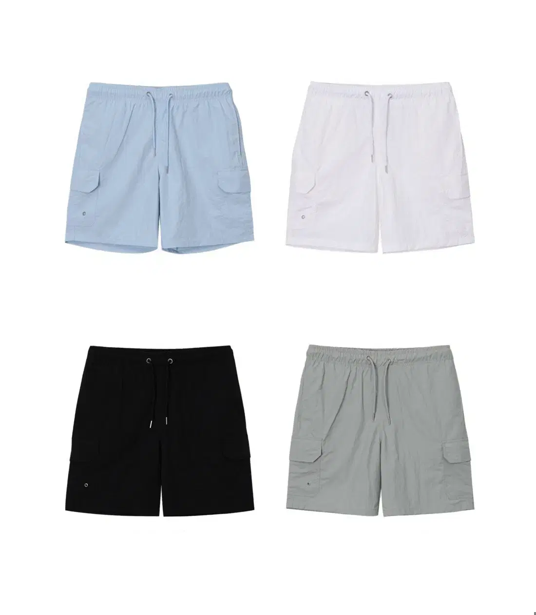 LOGAN Robin Nylon Cargo Shorts 4color