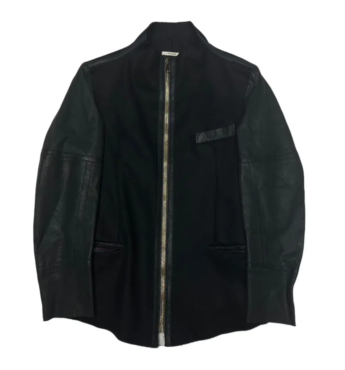 Polsmith Wool and Black Leather Jacket S