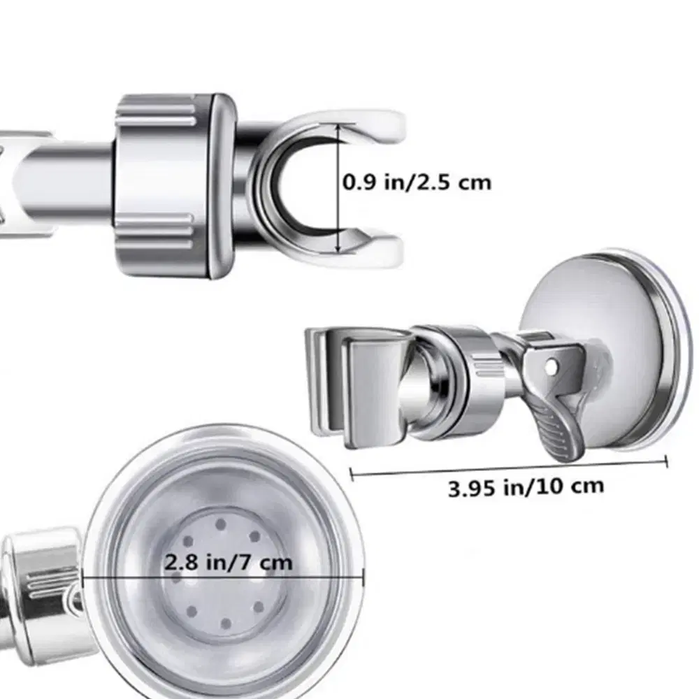 [무배] 강력 흡착식 샤워기 고정 홀더 / 샤워 헤드 거치대 걸이