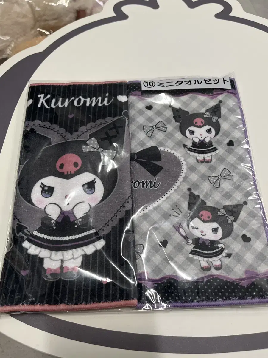 Kuromi Kuji Handkerchief Set Towel