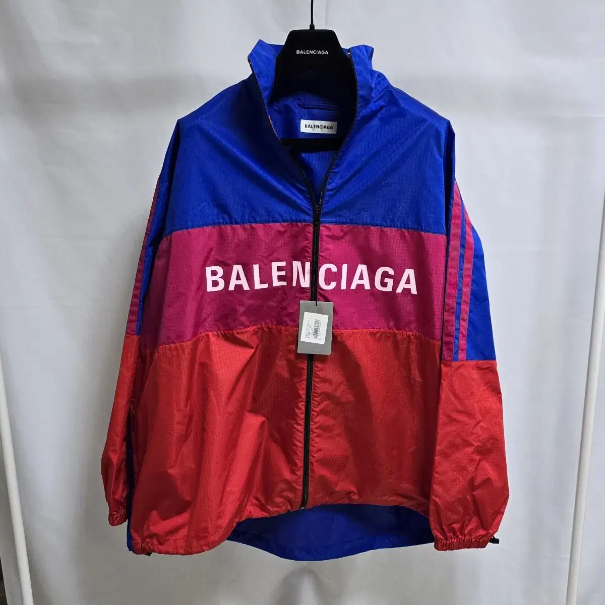 Balenciaga Poplin windbreaker jacket overfit size 36 pink bloo red sells