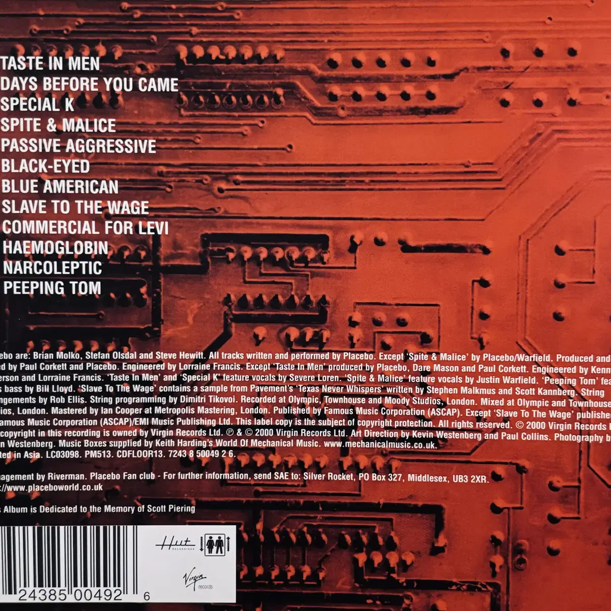 Placebo - Black Market Music (CD)아시아반NM-