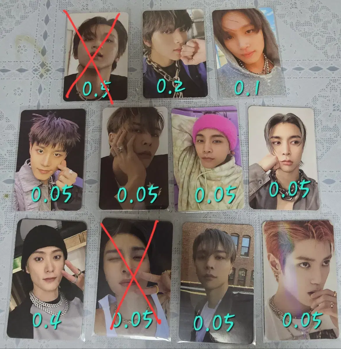 NCT 127 Ayo haechan taeyong johnny jaehyun taeil photocard WTS