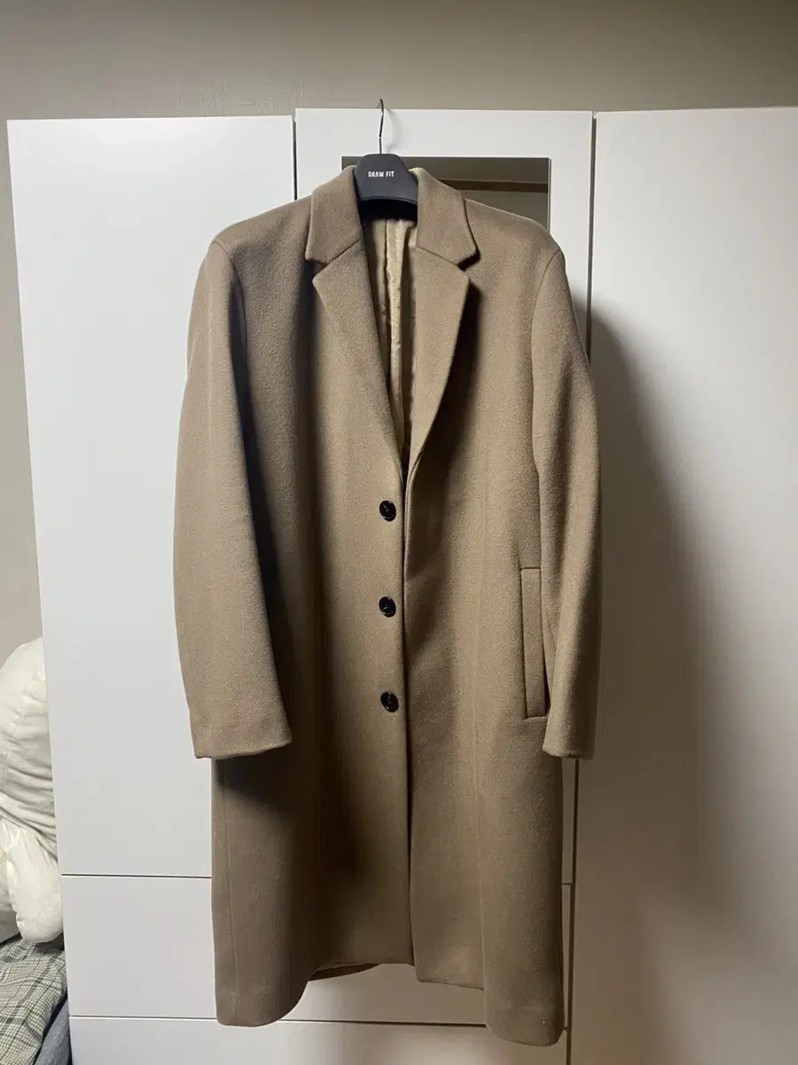 Drawcord Cashmere 20 Hidden Single Coat Mocha