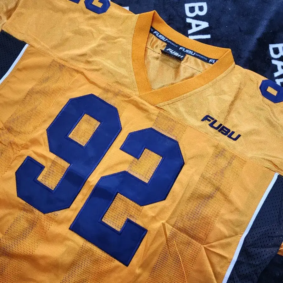 2XL)후부 푸부 FUBU "92 오렌지 럭비져지