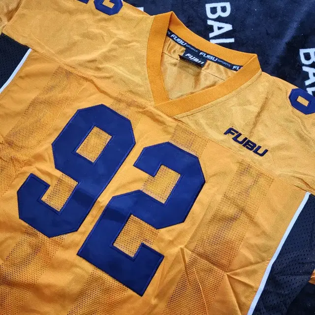 2XL)후부 푸부 FUBU "92 오렌지 럭비져지