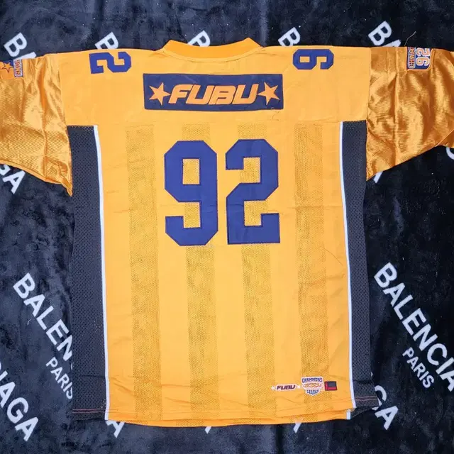 2XL)후부 푸부 FUBU "92 오렌지 럭비져지