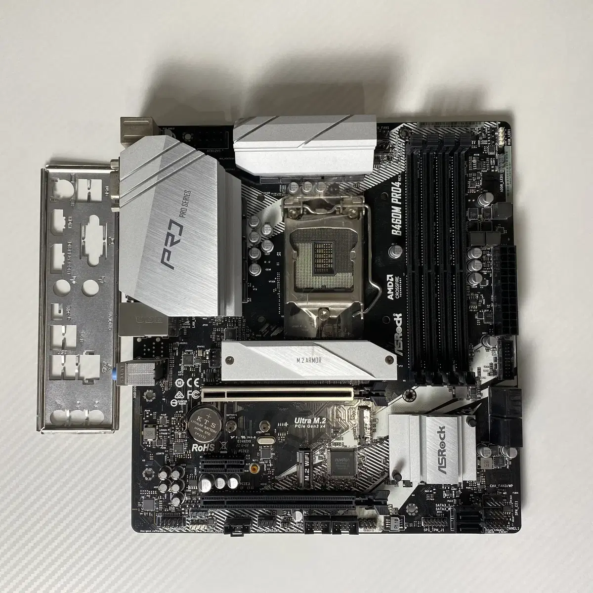 ASROCK B460M PRO4ㅣ백판널 Oㅣ10,11세대용