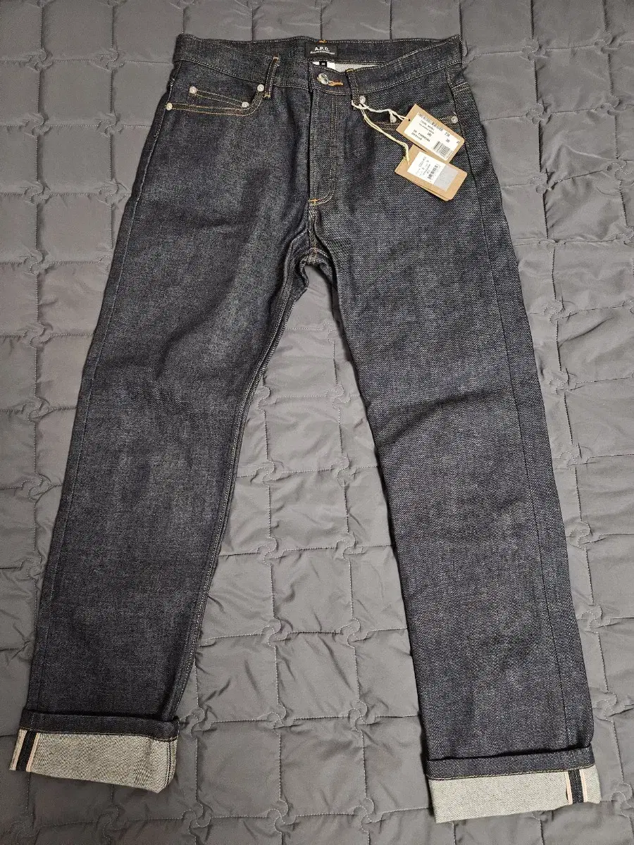 I have a pair of A.P.C raw denim Apache jeans for sale new.