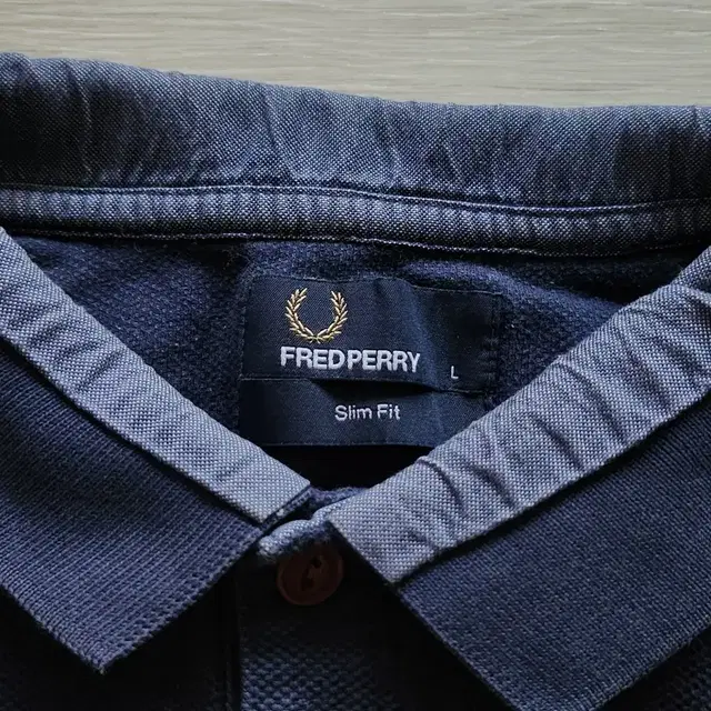 프레드 페리 Fred Perry 남성 폴로티 네이비 사이즈 L 슬림핏