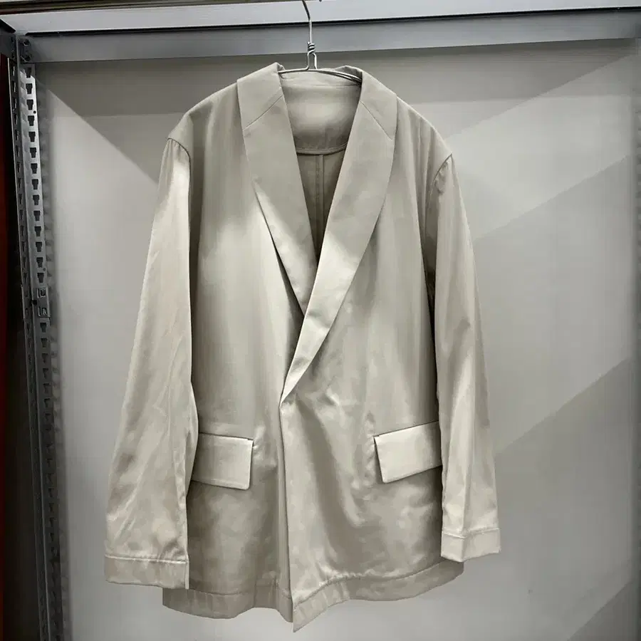 유스 - Shawl Collar Jacket (Stone)