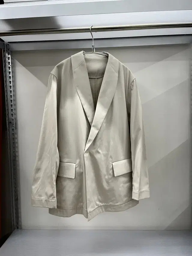 유스 - Shawl Collar Jacket (Stone)