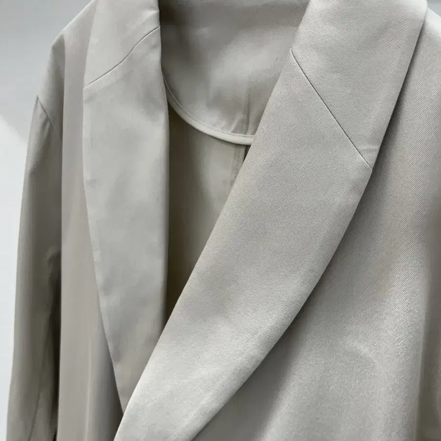 유스 - Shawl Collar Jacket (Stone)