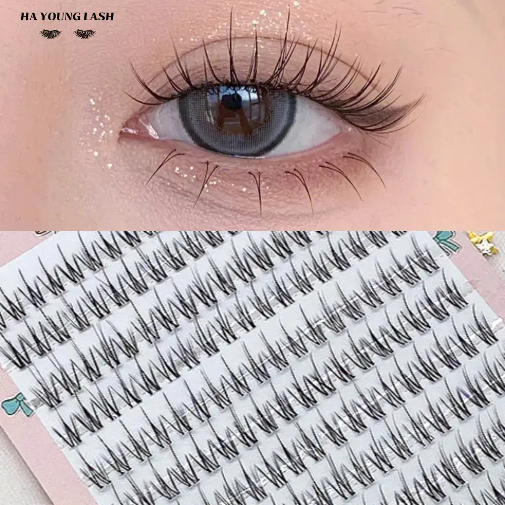 부분 가닥속눈썹 180pcs 대용량 10 11 12 13mm