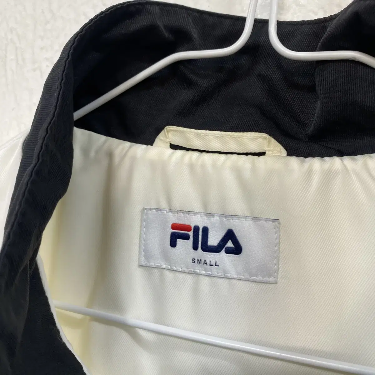 [90/S/실측L] 휠라 FILA 남녀공용 블로킹 아노락 자켓