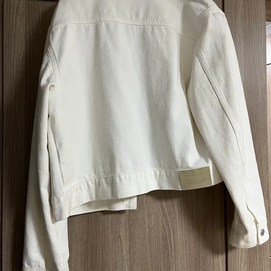 블루브릭 Clean denim jacket (ivory) 데님자켓