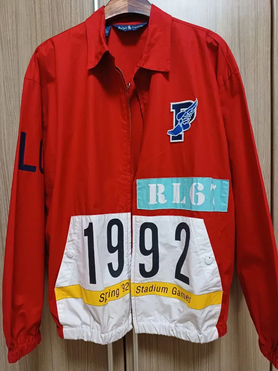 원판 1992 폴로 스타디움 윙 자켓 polo 1992 블루종 OG