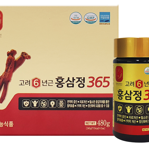 한삼수 고려6년근홍삼정365 240g x 2병