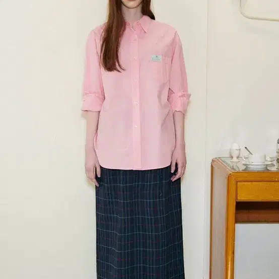 시눈 Classic Cotton Shirt Light pink /핑크셔츠