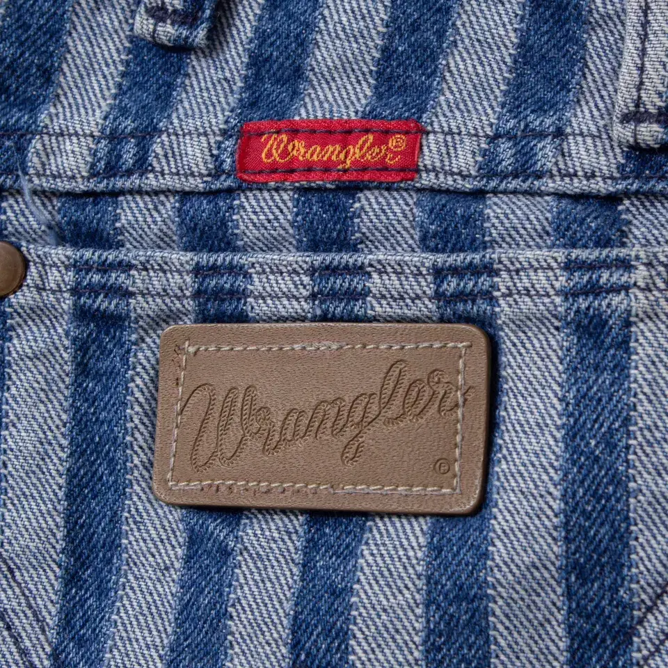 WRANGLER 랭글러 스트라이프 데님 팬츠