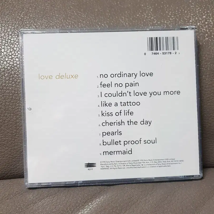 sade love deluxe 미개봉 cd