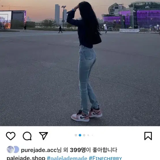 페일제이드 파인체리 청바지 S