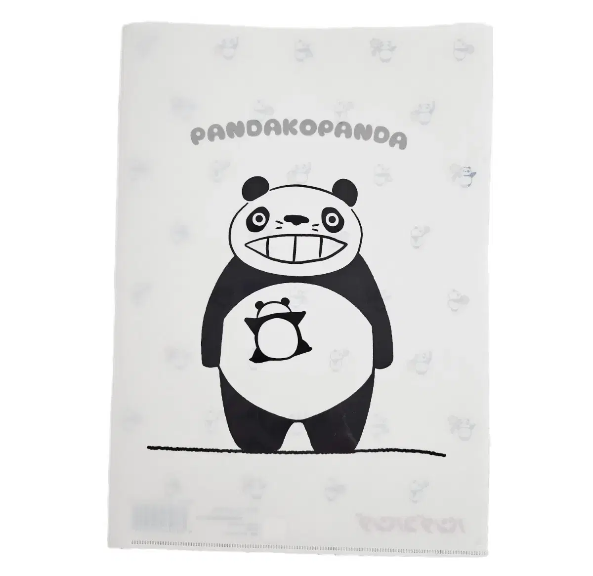 일본 정품 판다코판다 클리어 파일 팬더 pandakopanda