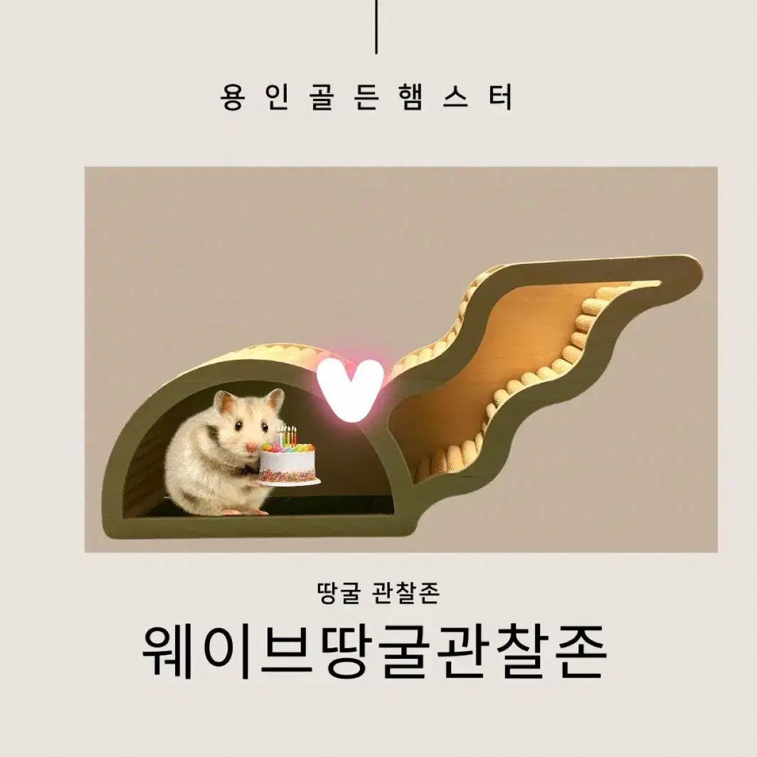 햄스터 땅굴존