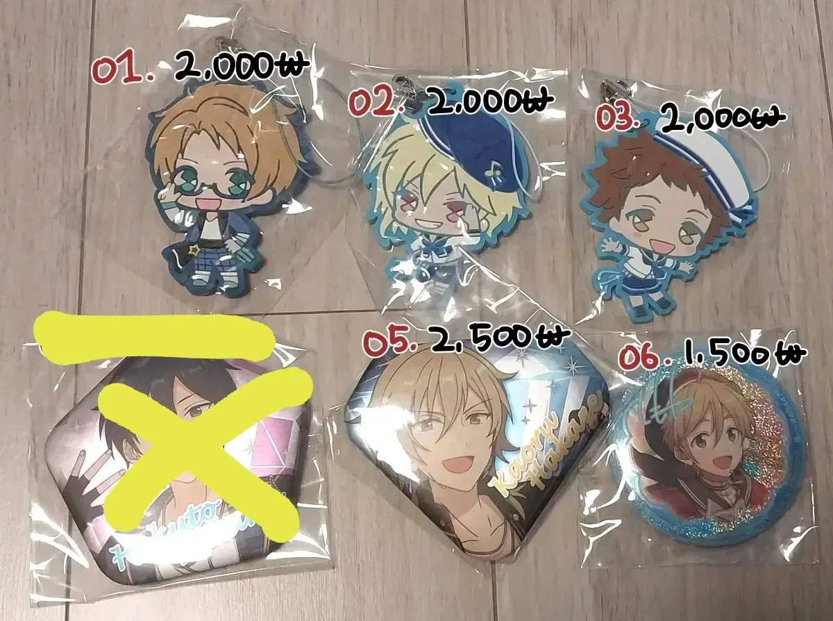 Angsta official goods collection (canbadge, strap, acrylic diorama, colored paper, manju, pashakore..)