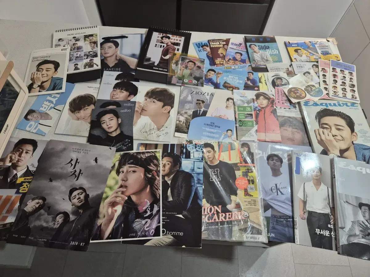 Park Seo Jun merchandise and drama DVDs, OST photobook etc.