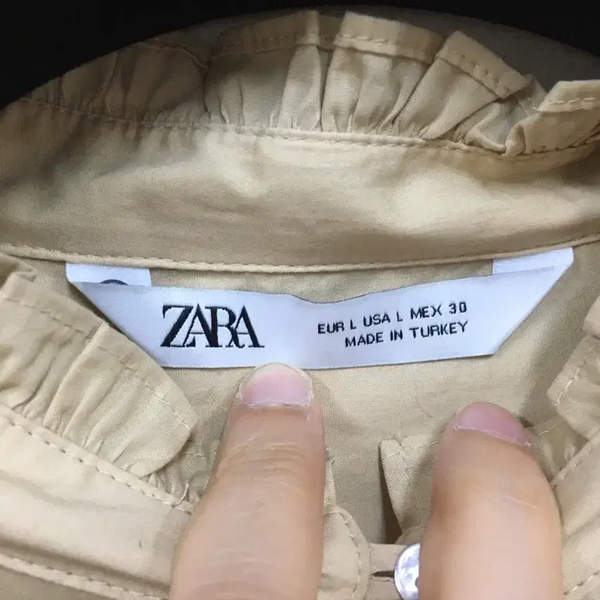 자라 ZARA 베이지 루즈핏 롱원피스 L사이즈