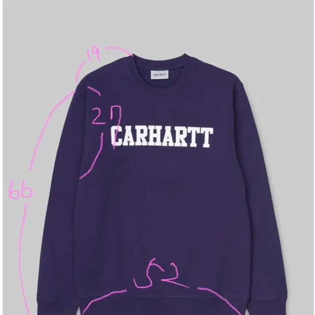 [칼하트 CARHARTT] COLLEGE SWEATSHIRT